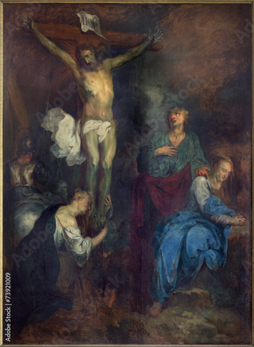 Bruges - The Crucifixion paint in st. Jacobs church