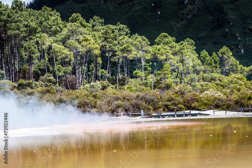 Champagne Pool in Waiotapu Thermal Reserve, Rotorua, New Zealand © Curioso.Photography