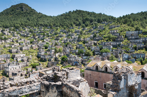 Obraz na płótnie Ghost town of Kayakoy (Turkey) w salonie