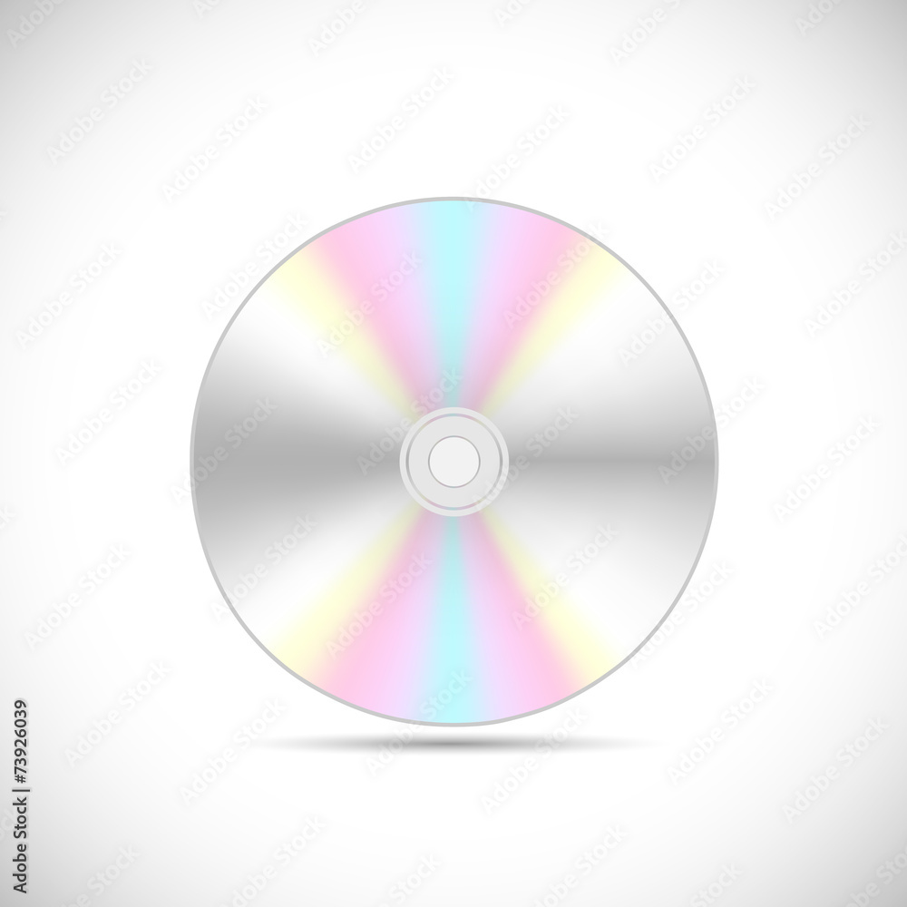 DVD or CD Illustration