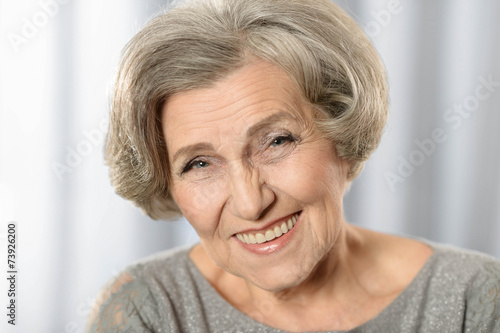 Senior woman portrait