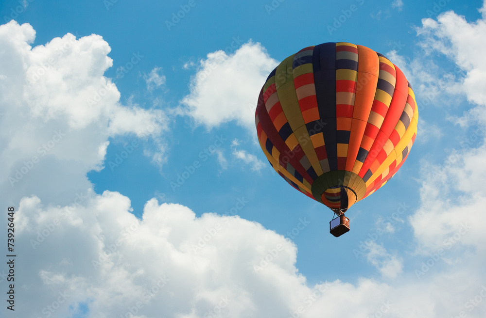 Fototapeta premium Hot air balloon in the sky