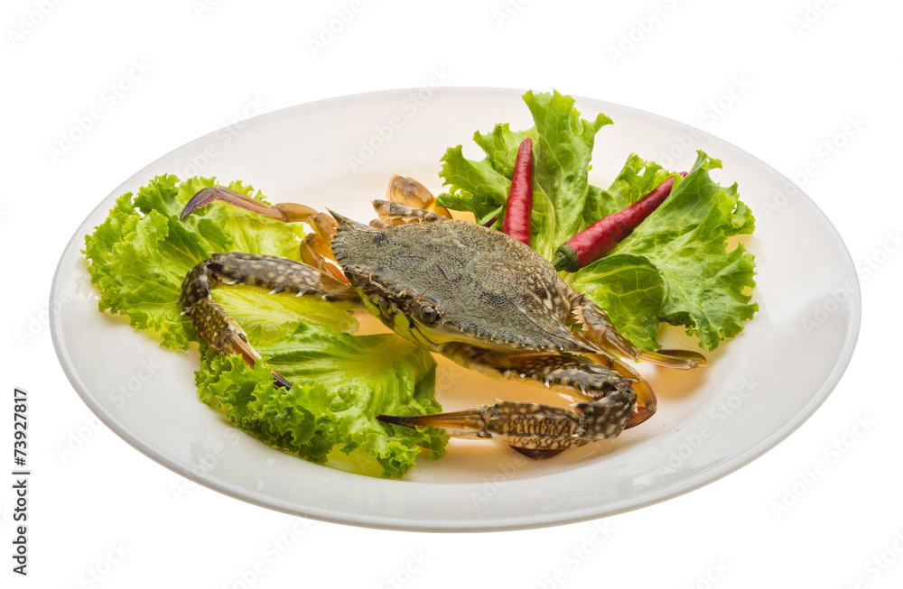 Raw crab Raw crab