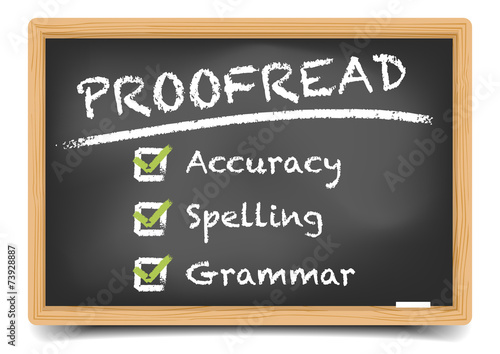 Blackboard Proofread