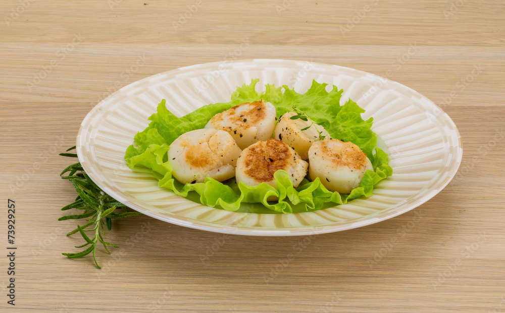 Grilled scallops Grilled scallops