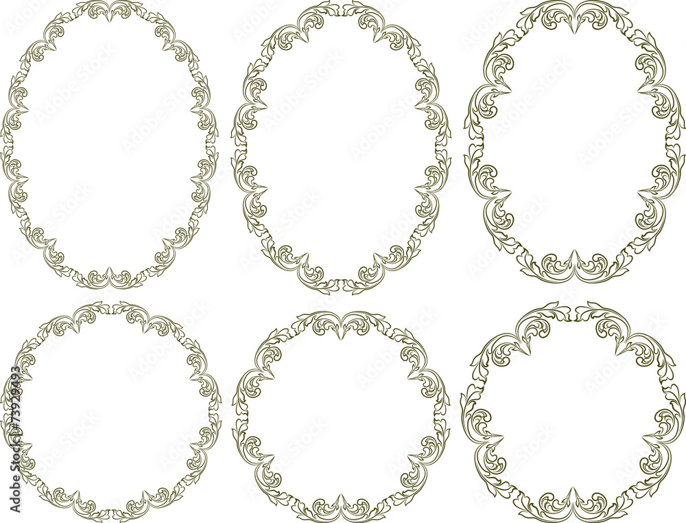 isolated vector frames isolated vector frames