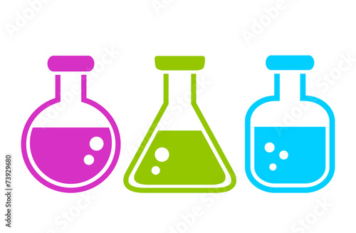 Flask vector icon