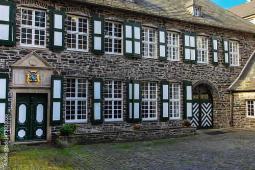 Old farm, old yard in Altena-Germany photo