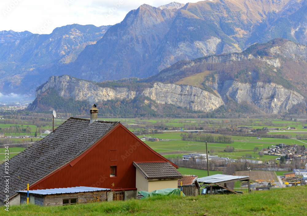 Obraz premium Region de Sargans