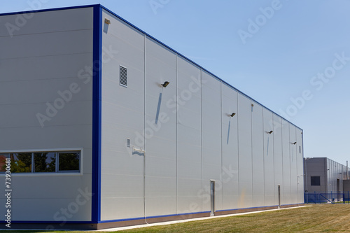 Obraz na płótnie aluminum facade w salonie