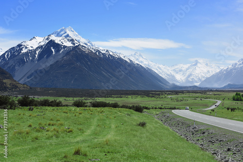 Canvastavla Mount Cook, New Zealand