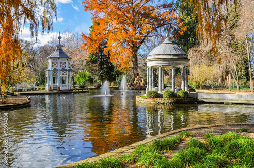 Obraz na płótnie Chinescos pond, Prince's garden, Aranjuez (Madrid)