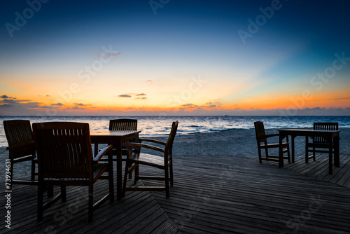 Beach Bar Sunset
