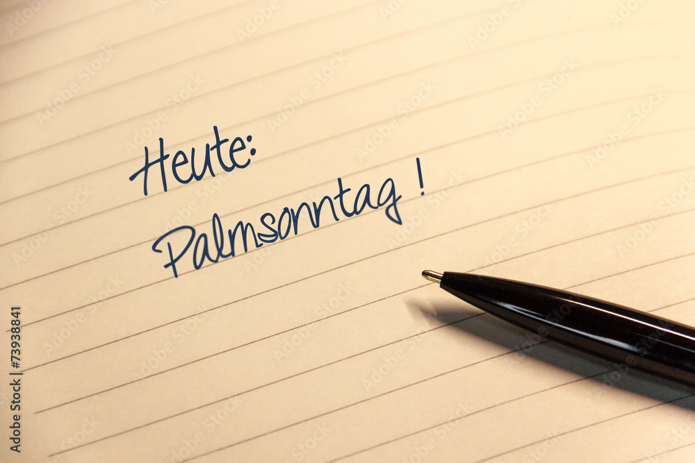 Notiz mit Mitteilung Pfingsten