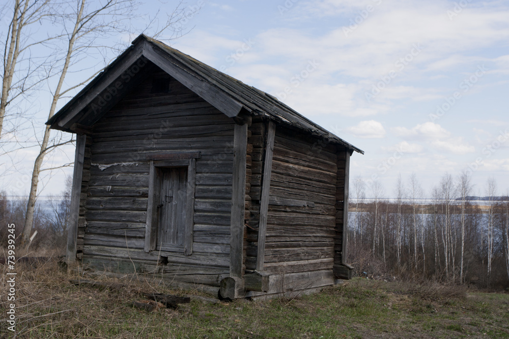 Obraz premium Deserted village