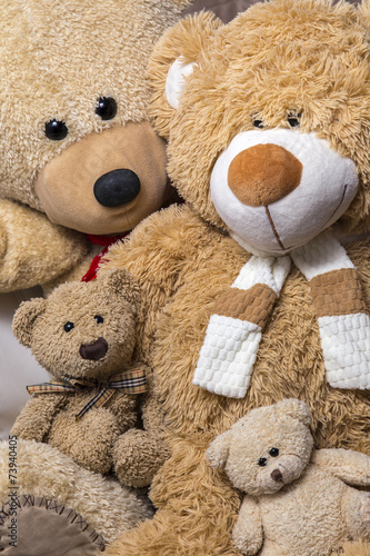 Teddy bear family