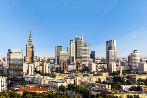 Warsaw business district #73941460