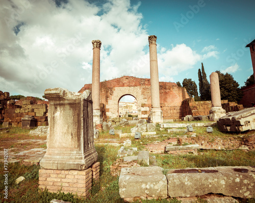 Roman ruins in Rome