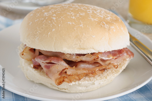 Bacon Roll or Bap