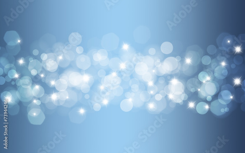 Hintergrund abstrakt blau Sterne Licht Wallpaper