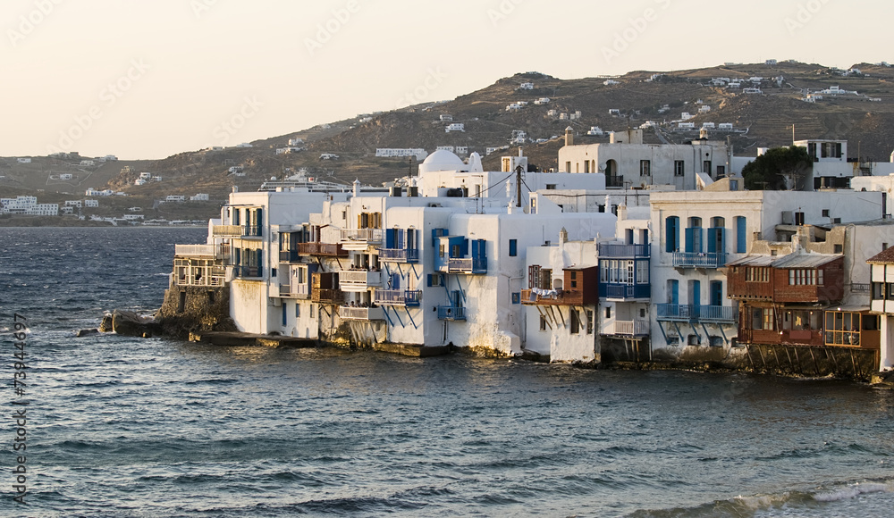 houses in Mykonos island