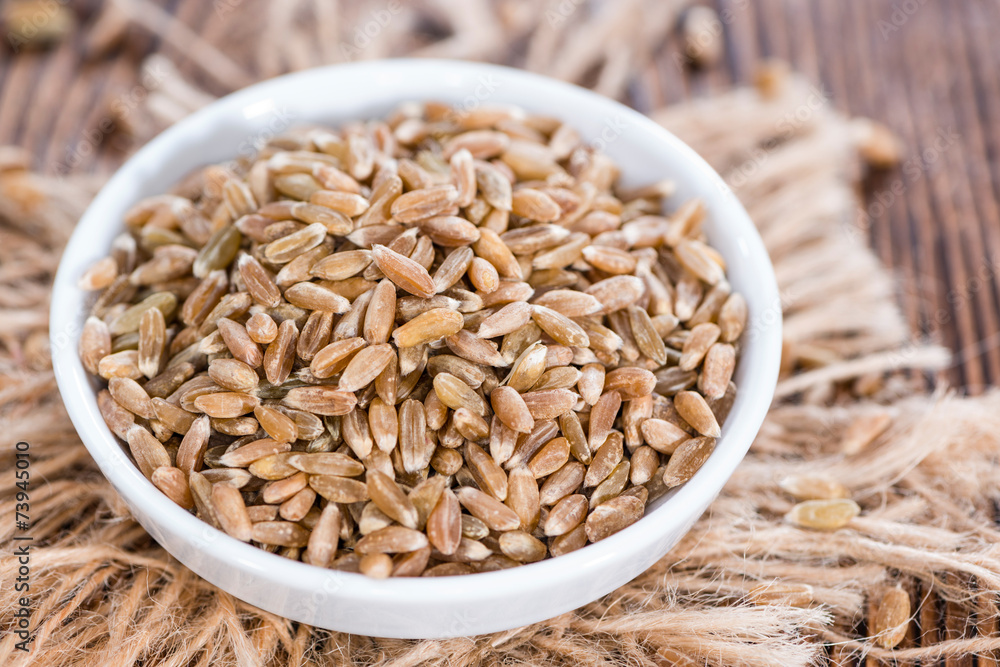 Bowl with Spelt Bowl with Spelt