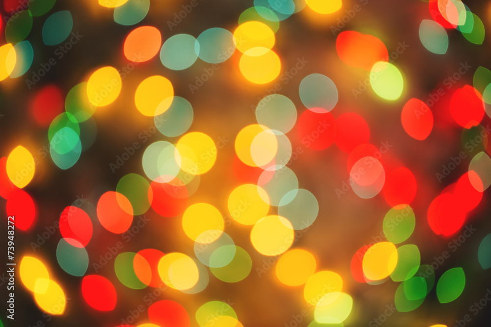 Christmas holiday lights soft focus background Christmas holiday lights soft focus background