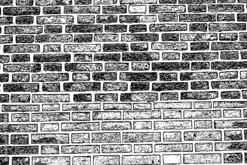 brick wall texture background old rough masonry