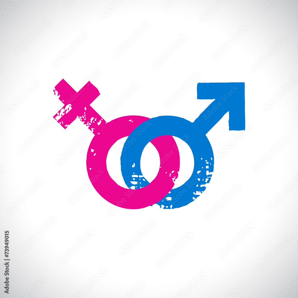 Male and Female Symbols. Male and Female Symbols.