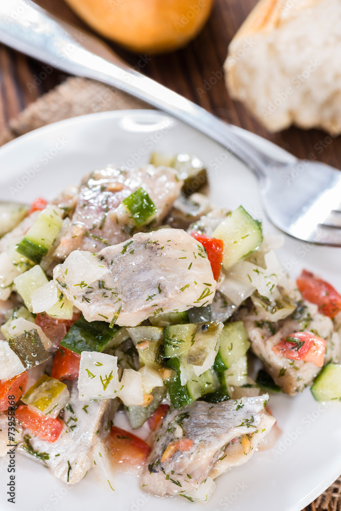 Herring Salad (with bread) Herring Salad (with bread)