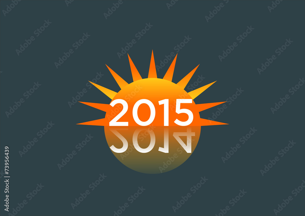 Fototapeta premium 2015 New Year