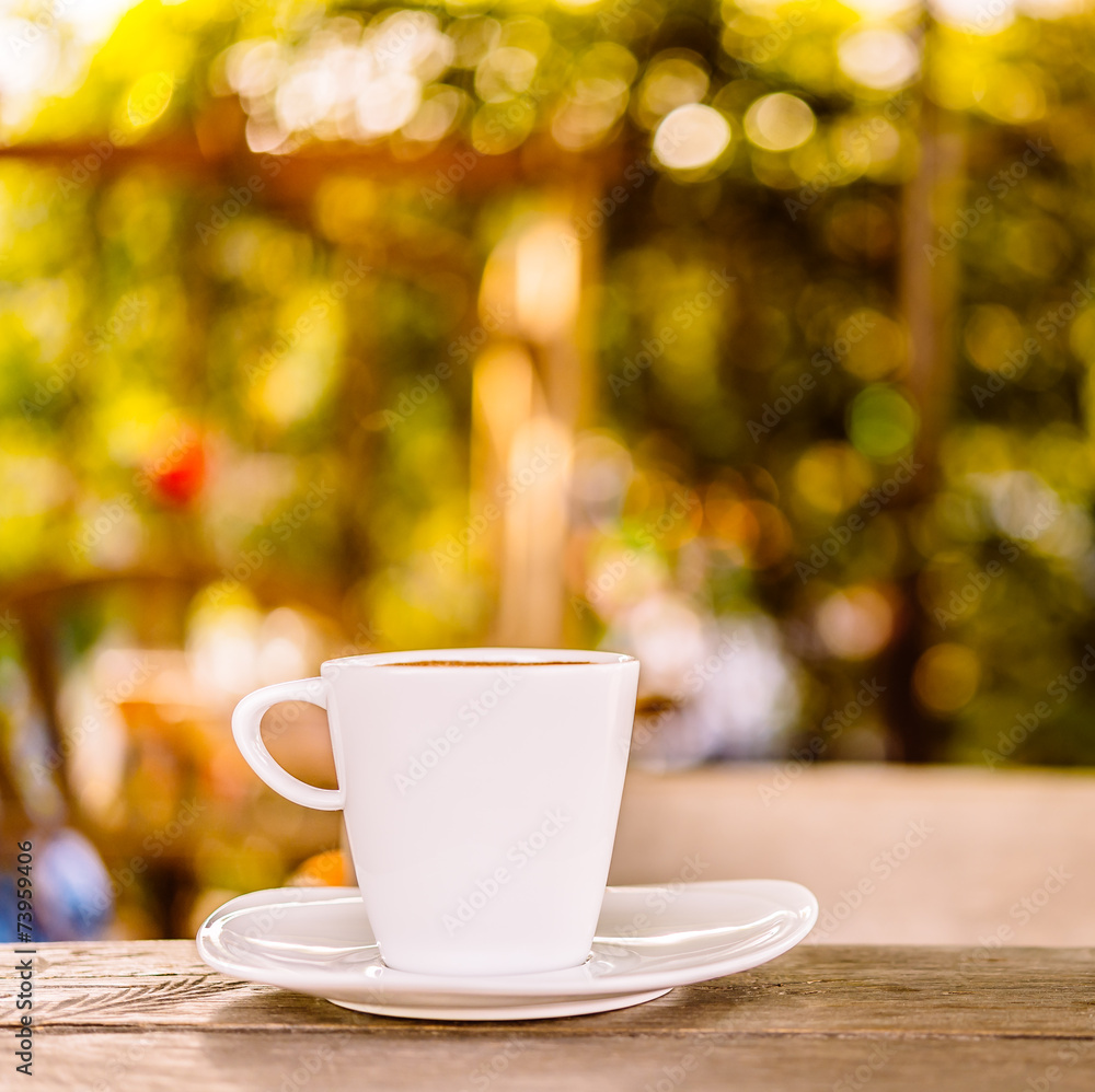 Obraz premium Latte coffee cup