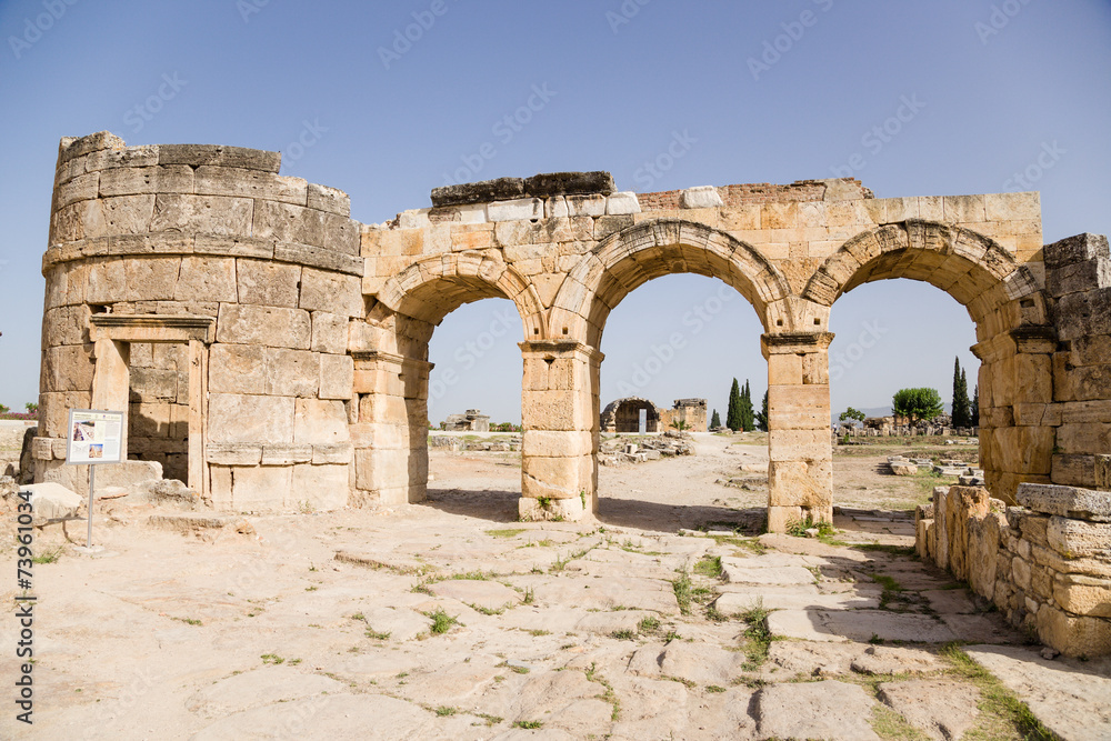 Hierapolis, Turkey. Domitian Gate, 86-87 years AD