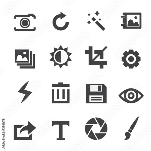 Photography icons
