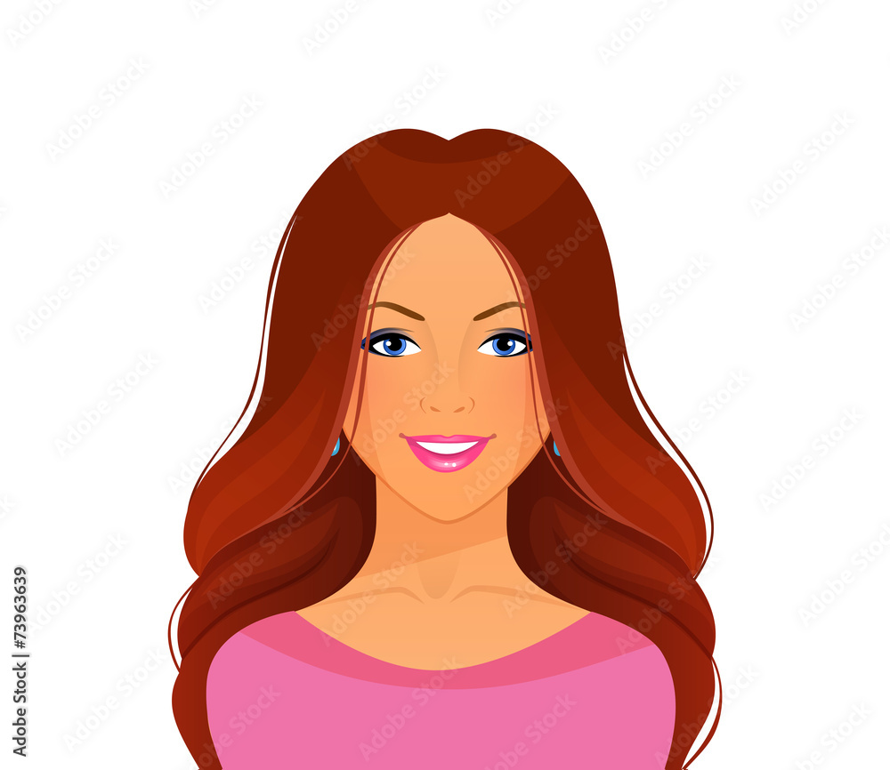 Beautiful and young woman Beautiful and young woman