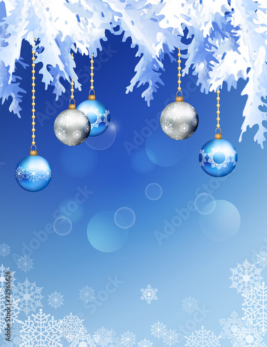 Abstract Vector Christmas Background