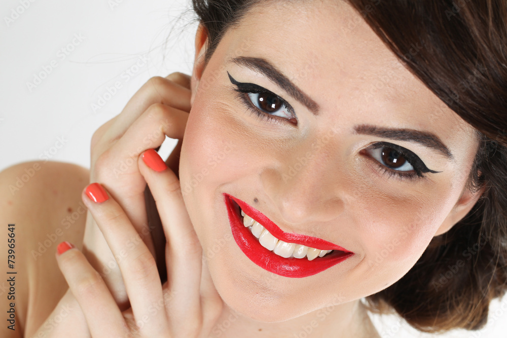 beautiful young woman in studio beautiful young woman in studio