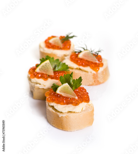 Canape with Caviar