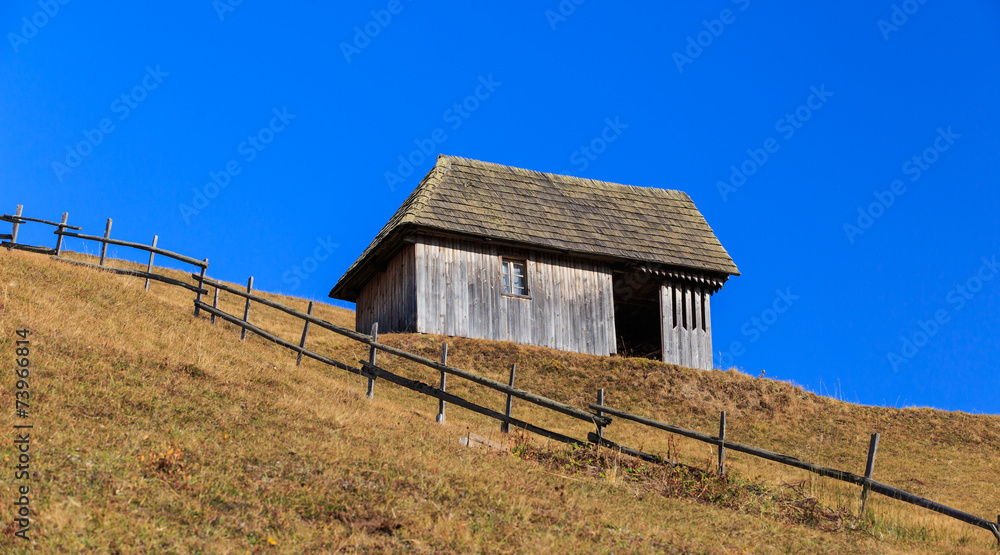 Autumn scenery in rural area in Transylvania Autumn scenery in rural area in Transylvania