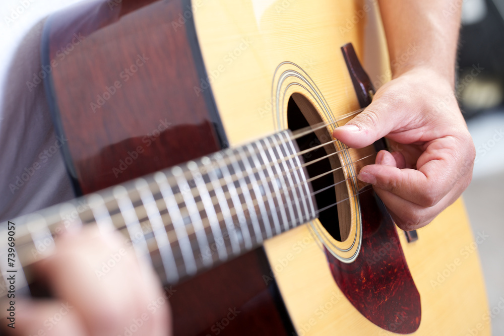 Fototapeta premium guitar close up