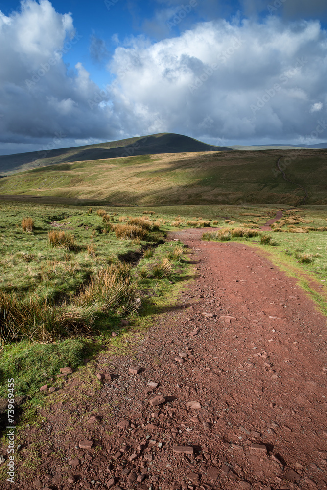 Beautiful landscape of Brecon Beacons National Park with moody s Beautiful landscape of Brecon Beacons National Park with moody s