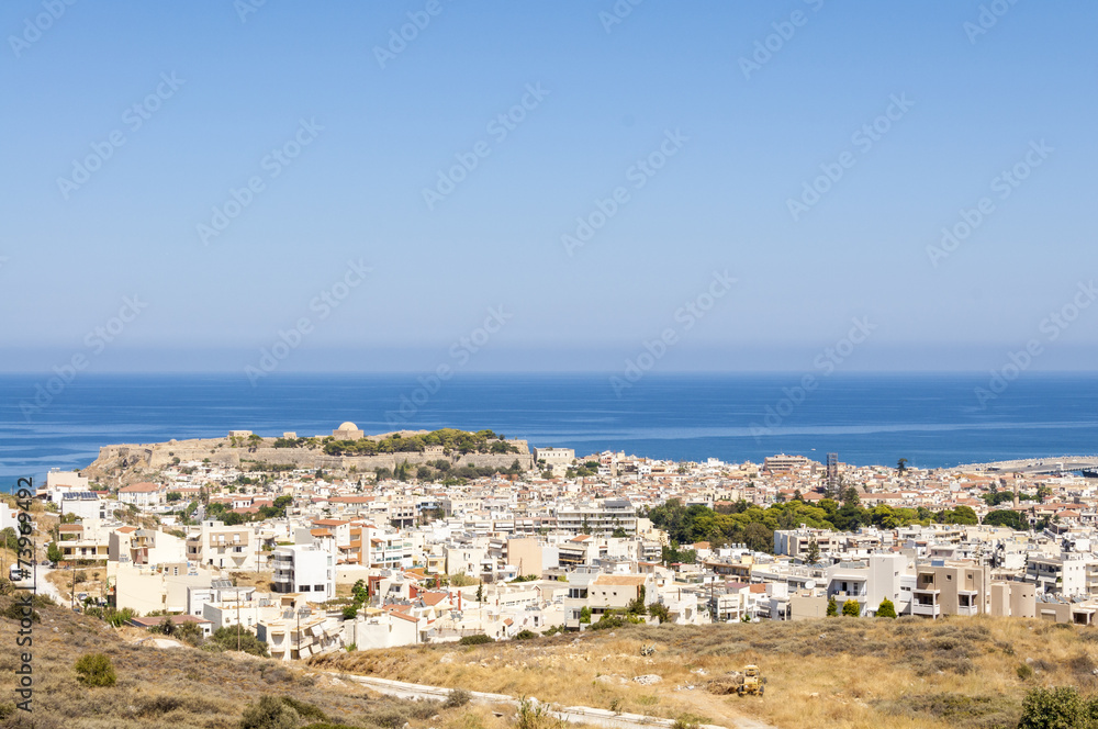 Panorama picture from Rethymno on Crete