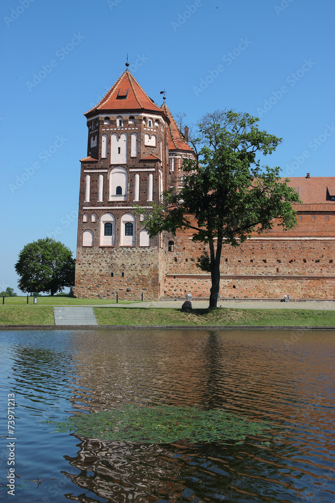 Castle of the XVI century in Mir, Belarus