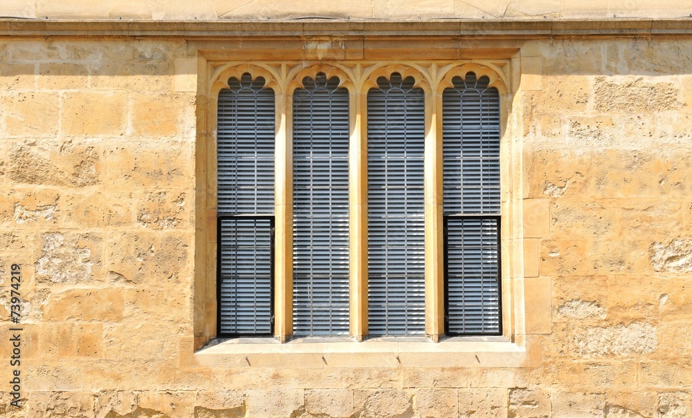 Old window in Oxford, England