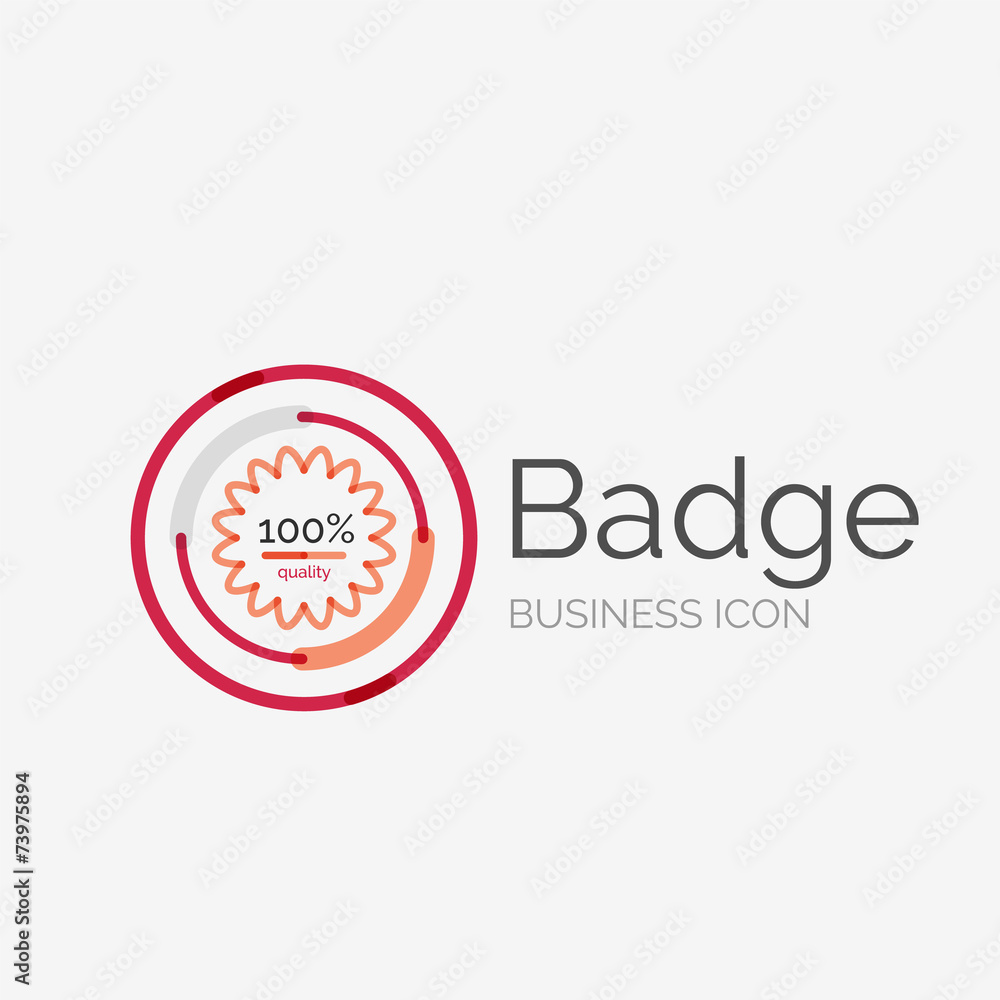 Thin line neat design logo, premium quality stamp Thin line neat design logo, premium quality stamp