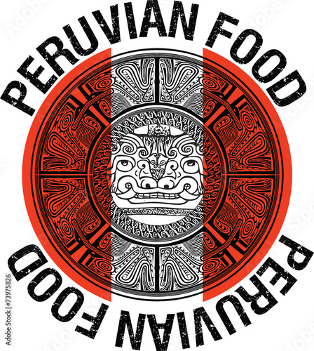 Peruvian food illustration