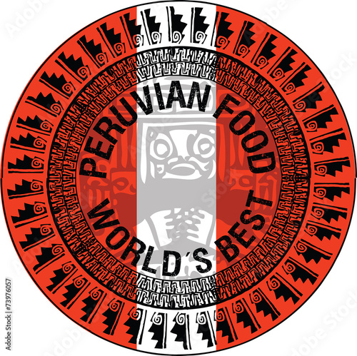 Peruvian food illustration