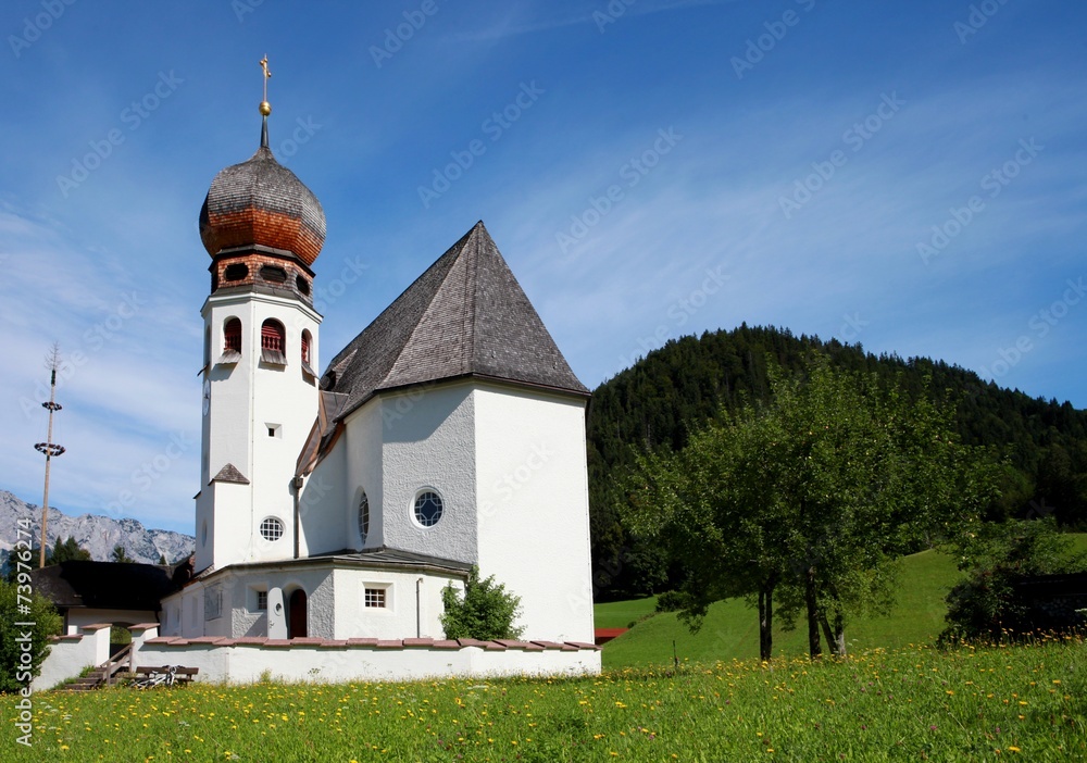 church in Oberau - Berchtesgaden, Germany