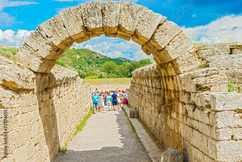 Fotografía Stadium at Olympia, Greece