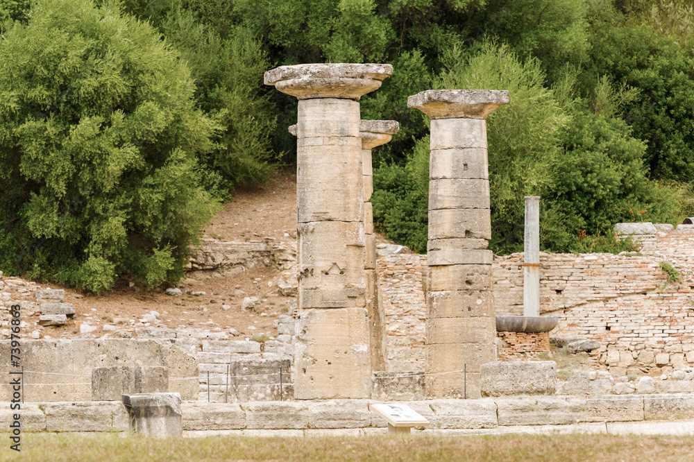 Ruins in Olympia, Greece